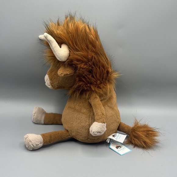 Jellycat Ramone Bull Cow Plush 13" Stuffed Toy Authentic USA Seller NEW - Picture 2 of 7